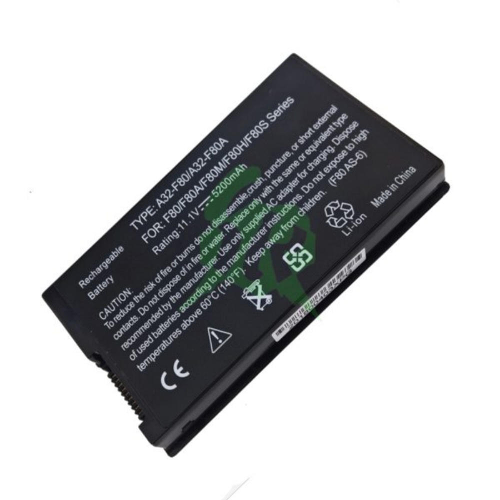 تصویر  باتری 6 سلولی لپ تاپ ایسوس(A32-F80) F80