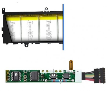 تصویر  باتری 4 سلولی لپ تاپ ایسوس X205T (C21N1414)
