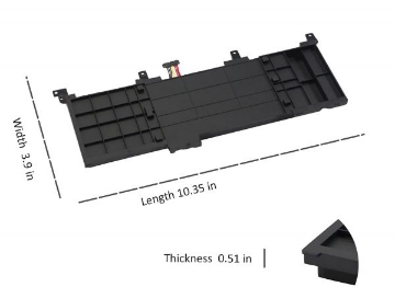 تصویر  باتری 4 سلولی لپ تاپ ایسوس GL502VS (C41N1531)
