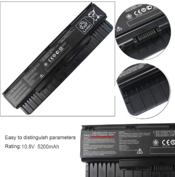 تصویر  باتری 6 سلولی لپ تاپ ایسوس N551 (A32N1405)