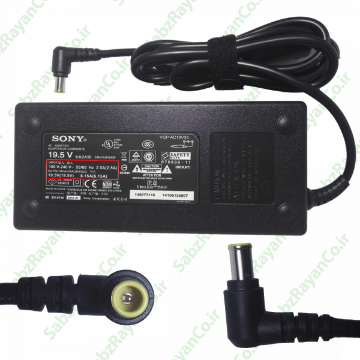 تصویر  آداپتور لپ تاپ سونی 19.5 ولت 6.15 آمپر Sony VGP-AC19V33