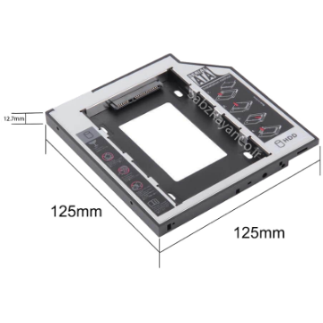 تصویر  کدی هارد اینترنال لپ تاپ  اسلیم 12.7 میلی متری