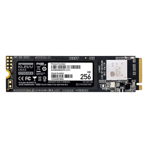 تصویر  اس اس دی اینترنال M.2 NVMe کلو مدل CRAS C710 ظرفیت 256 گیگابایت