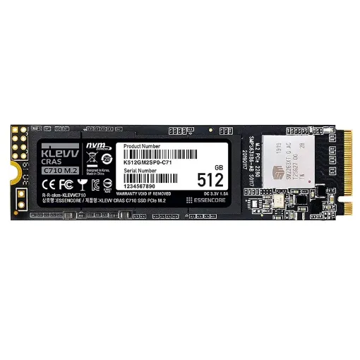 تصویر  اس اس دی اینترنال M.2 NVMe کلو مدل CRAS C710 ظرفیت 512 گیگابایت