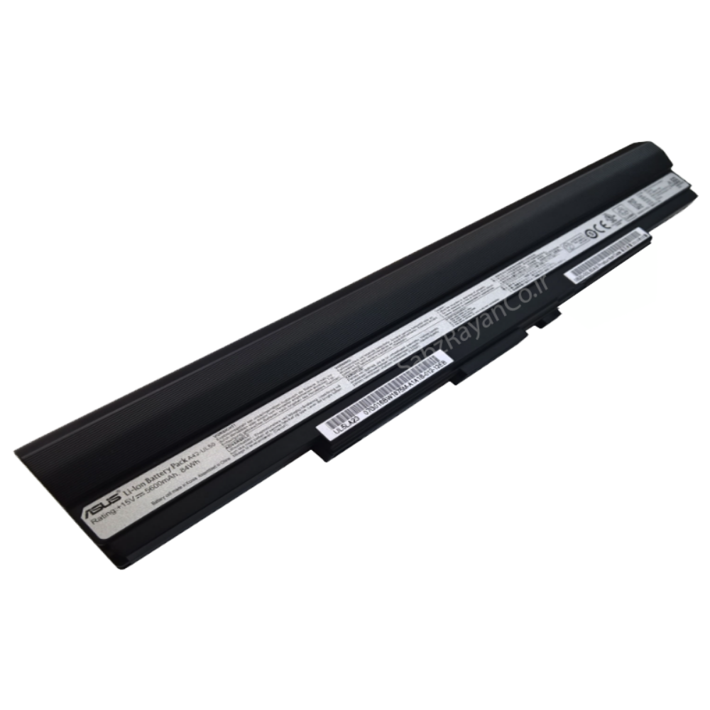 تصویر  باتری 8 سلولی لپ تاپ ایسوس U53 (A42-UL50)