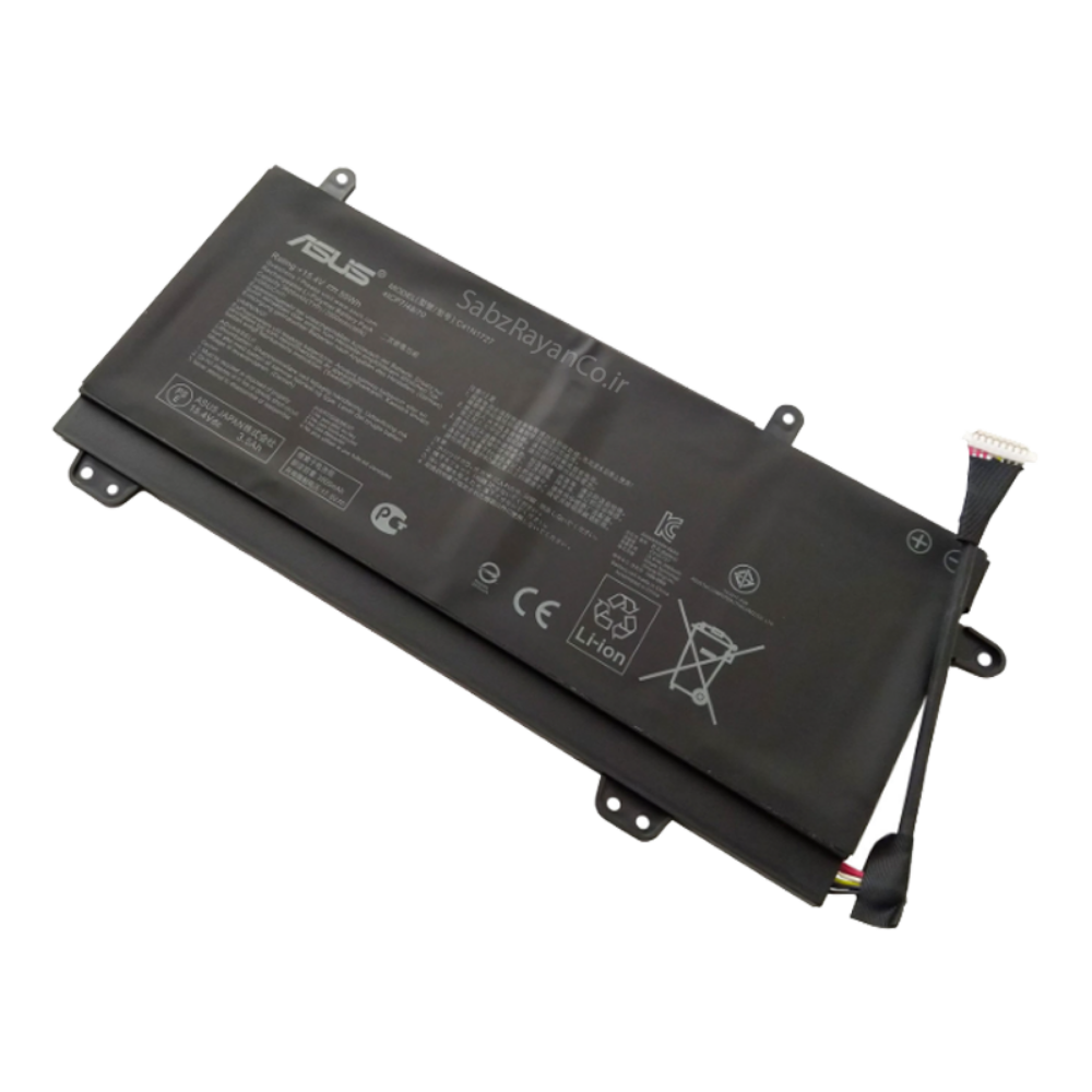 تصویر  باتری 4 سلولی لپ تاپ ایسوس GM501 (C41N1727)