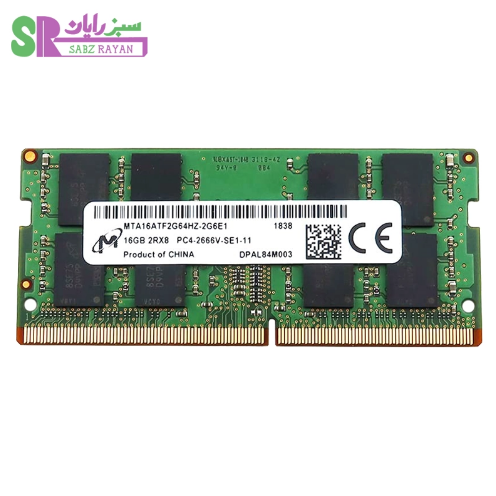 رم لپ‌تاپ میکرون ۱۶ گیگابایت DDR4 2666