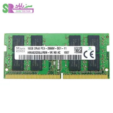 رم لپ‌تاپ هاینیکس ۱۶ گیگابایت DDR4 2666