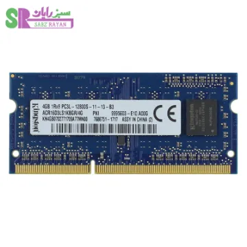 رم لپ‌تاپ کینگستون ۴ گیگابایت DDR3 1600