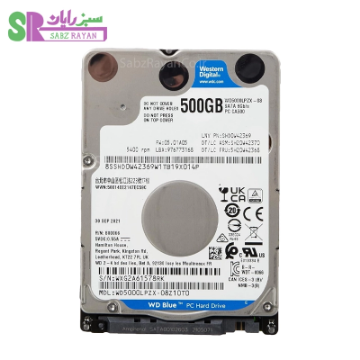 هارد لپ‌تاپ وسترن دیجیتال ۵۰۰ گیگابایت