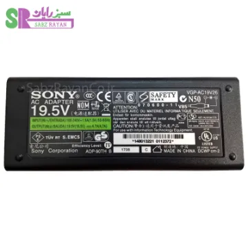 آداپتور سونی ۱۹٫۵ ولت ۶٫۱۵ آمپر - مدل VGP-AC19V33