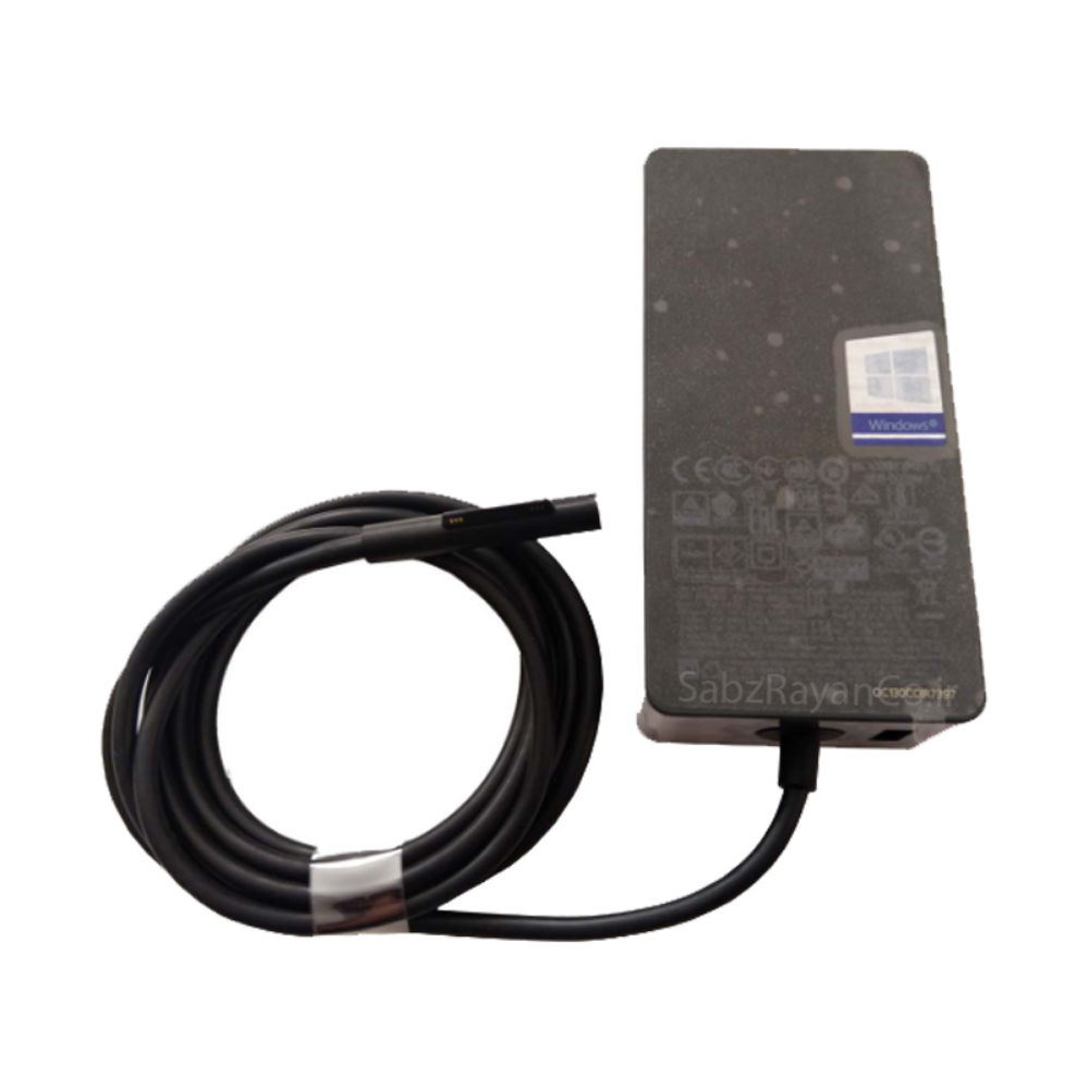 آداپتور لپ تاپ مایکروسافت 15V 6.33A 102W Surface Pro