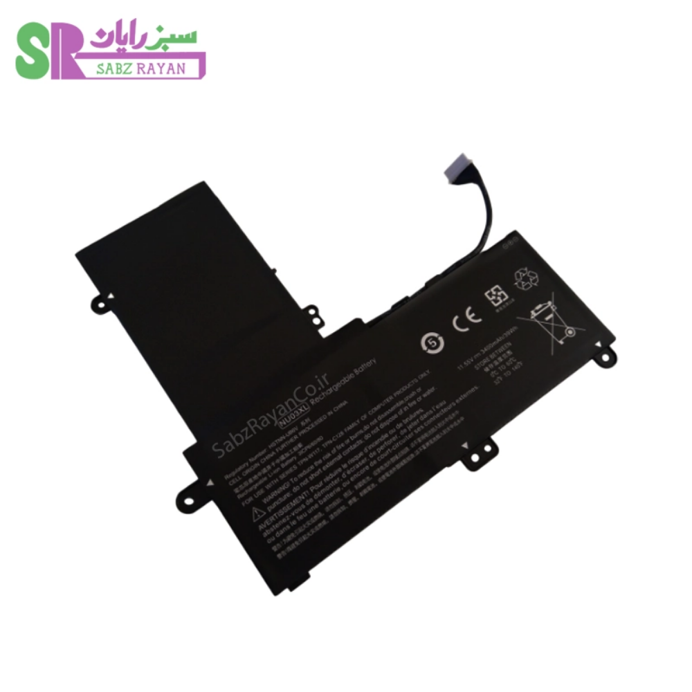 باتری 3 سلولی لپ‌تاپ اچ پی Pavilion 11 X360 NU03XL