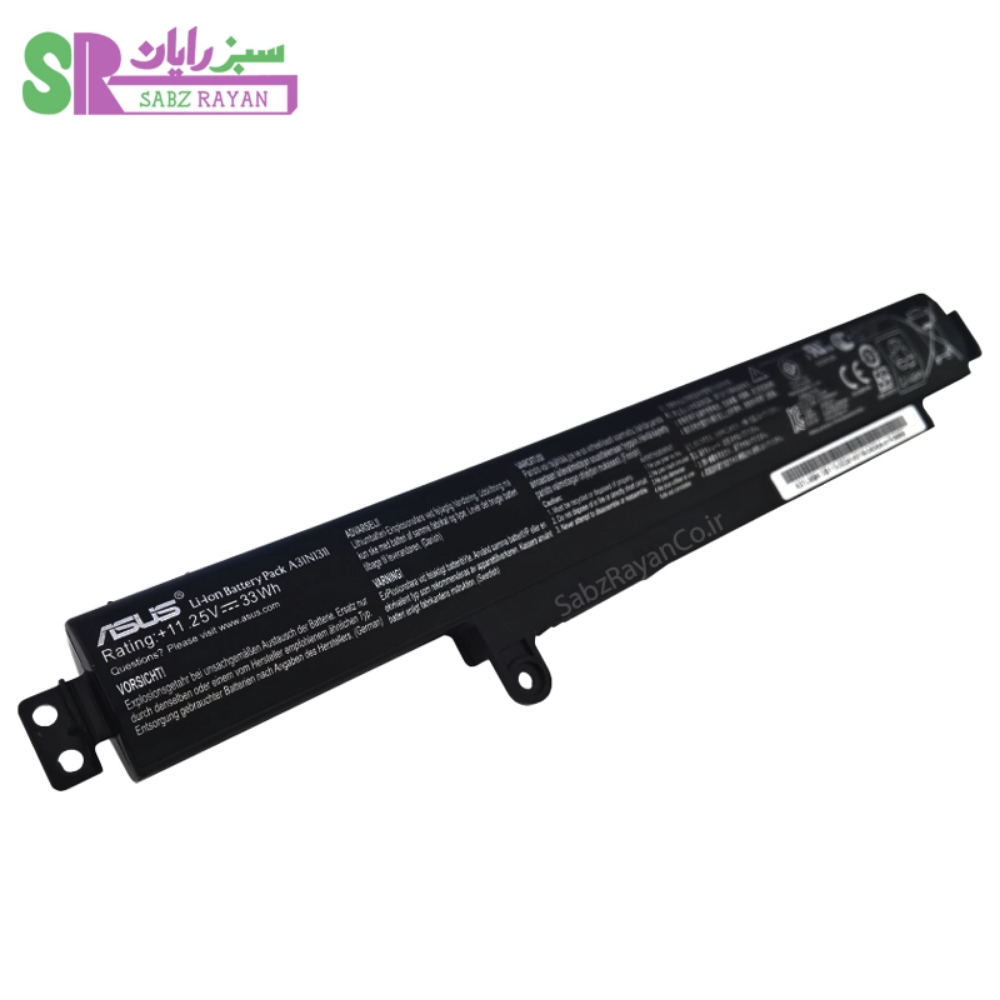 باتری 3 سلولی لپ تاپ ایسوس X102 (A31N1311)
