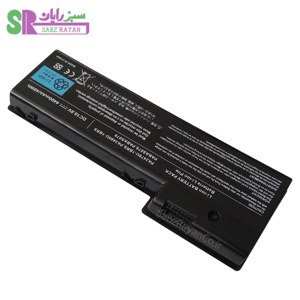 باتری 6 سلولی لپ تاپ توشیبا Satellite P100 (PA3479U-1BRS)