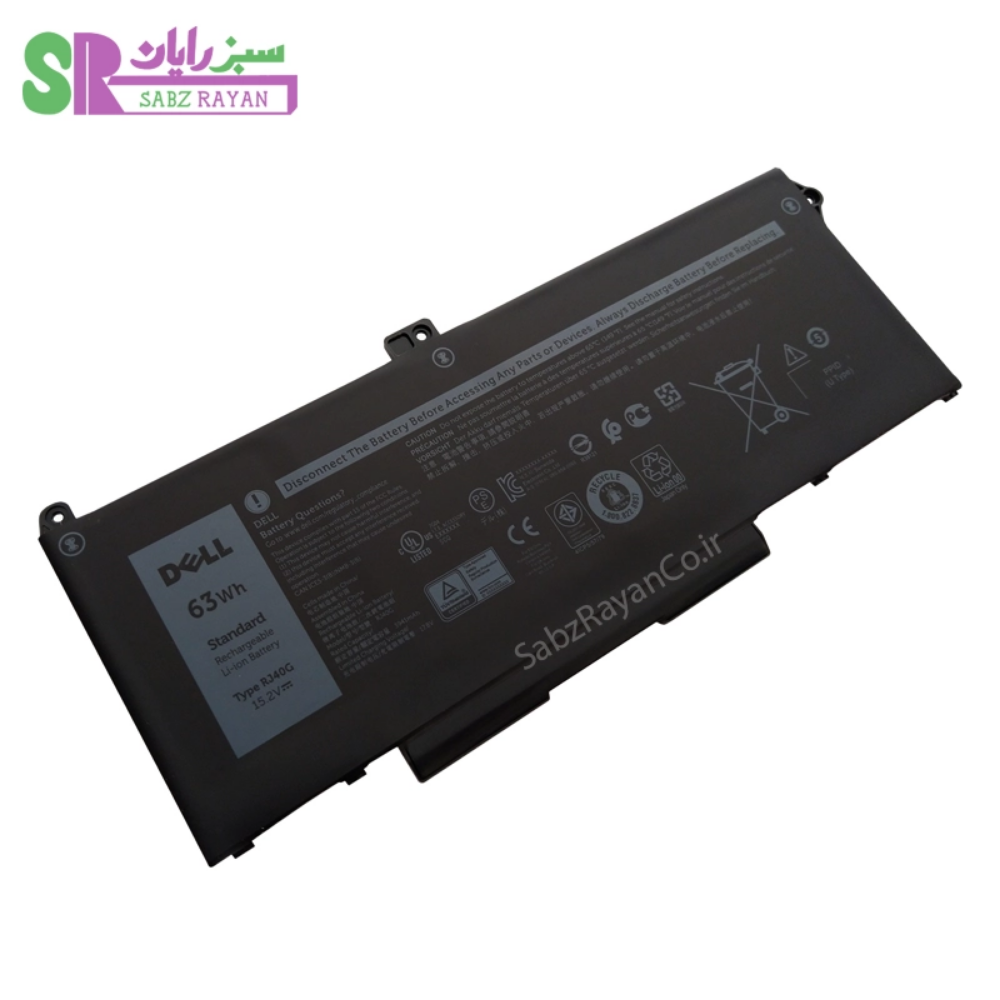 باتری ۴ سلولی برای لپ‌تاپ Dell Precision 15 3560 (مدل RJ40G)