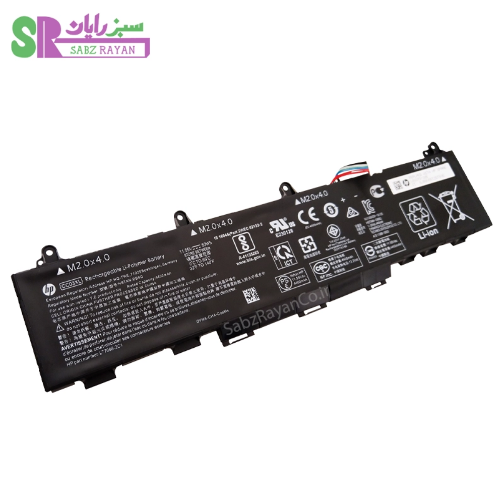 باتری 3 سلولی لپ تاپ اچ پی ZBook Firefly 14 G7 (CC03XL)